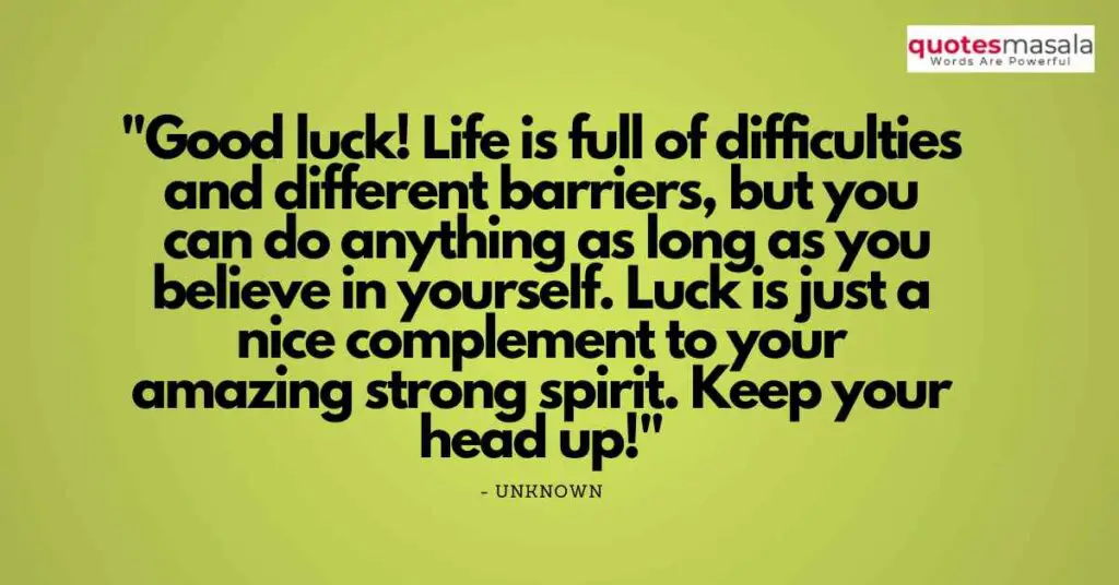 Quotes On Luck