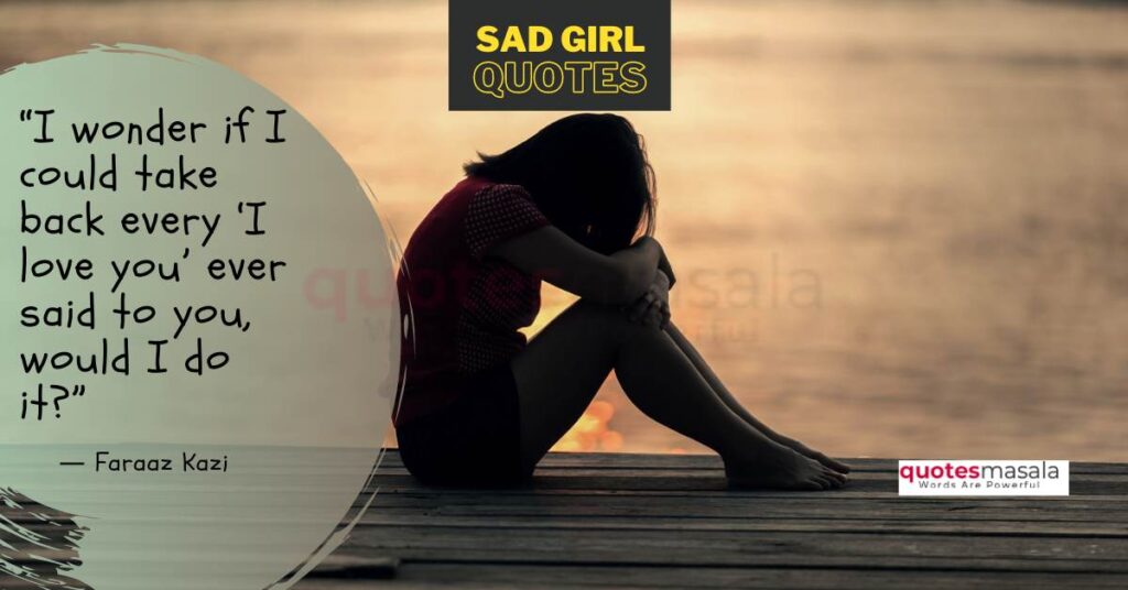 sad love quotes images for girls