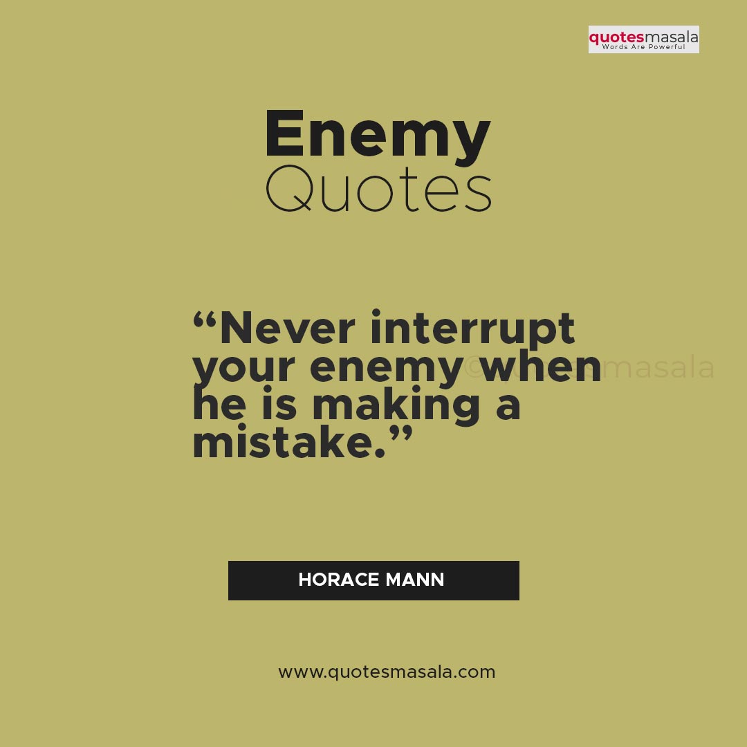 Check Out Best 120+ Enemy Quotes With Images