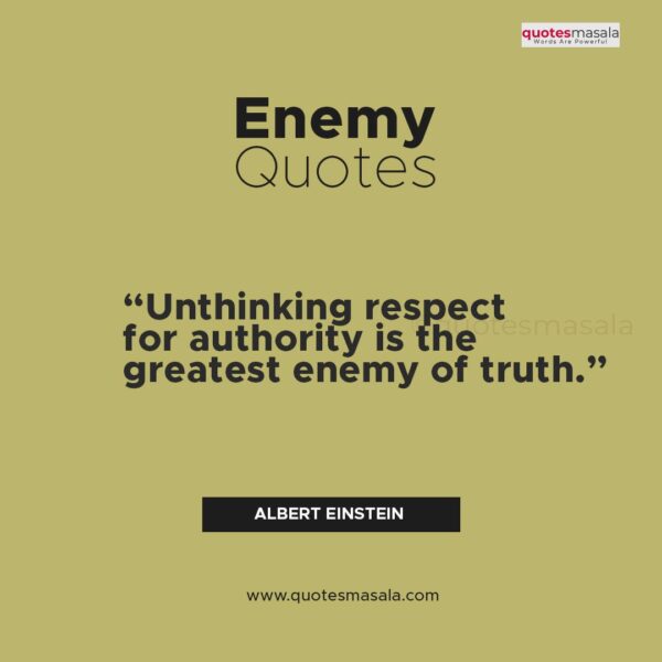 Check Out Best 120+ Enemy Quotes With Images