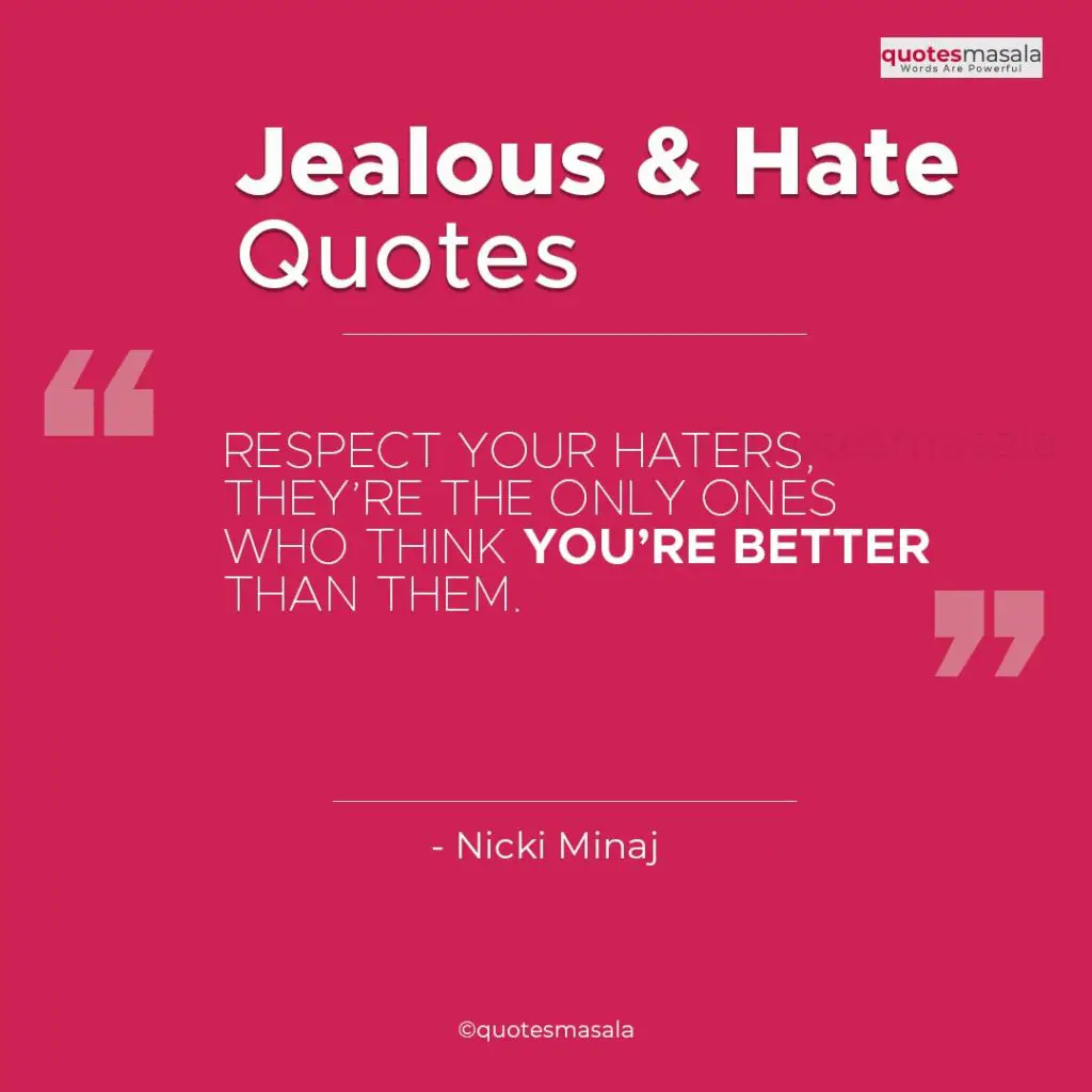 Haters And Jealousy Quotes Images