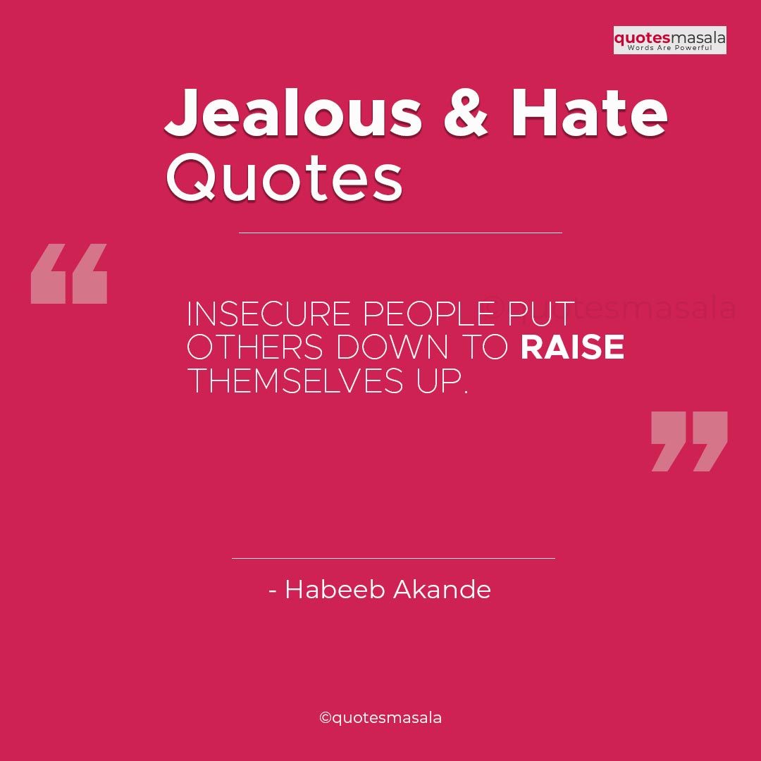 200+ Haters And Jealousy Quotes You Must Read | Quotesmasala