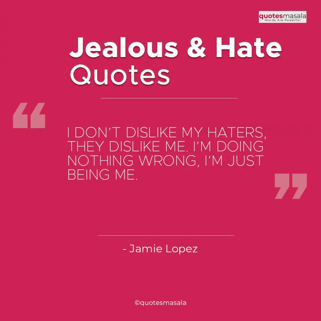 Haters And Jealousy Quotes Images