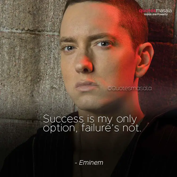 Famous Eminem quotes and sayings with images