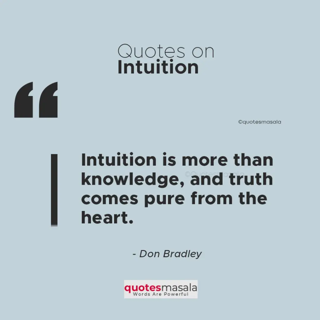 Intuition Quotes Images