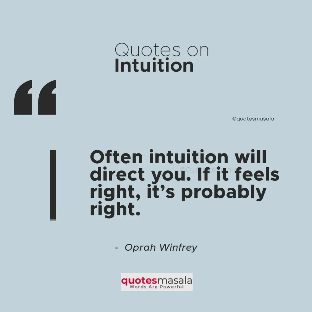 Intuition Quotes Images