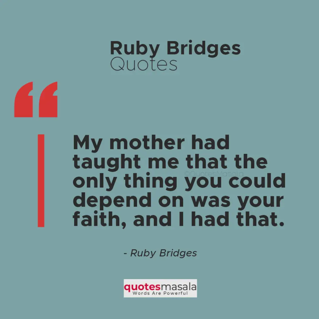 Ruby Bridges famous quotes images