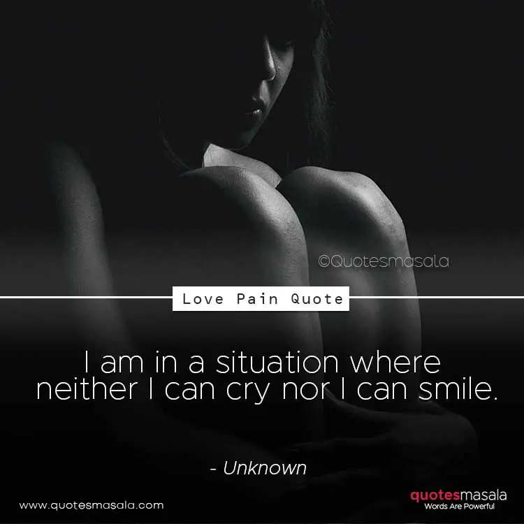 Love pain quotes