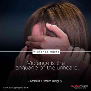 Quotes about violence
