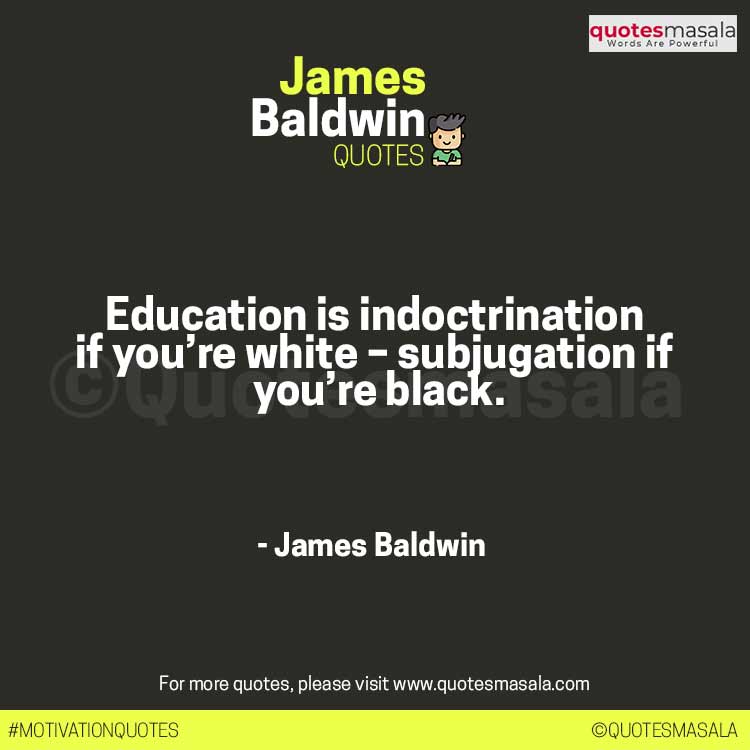 Inspirational James Baldwin Quotes
