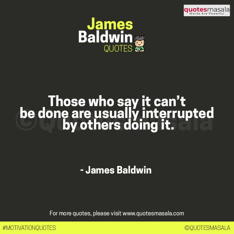 Inspirational James Baldwin Quotes