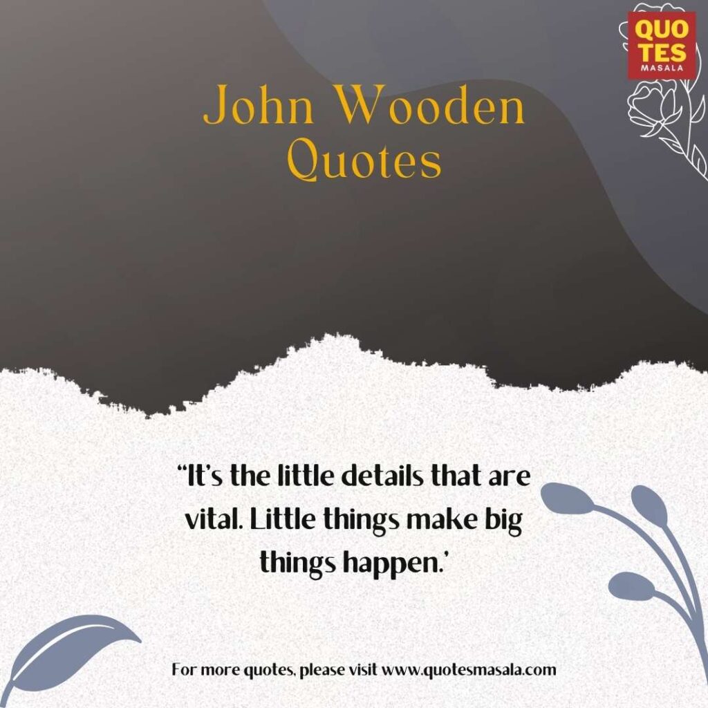 John Wooden Quotes Images