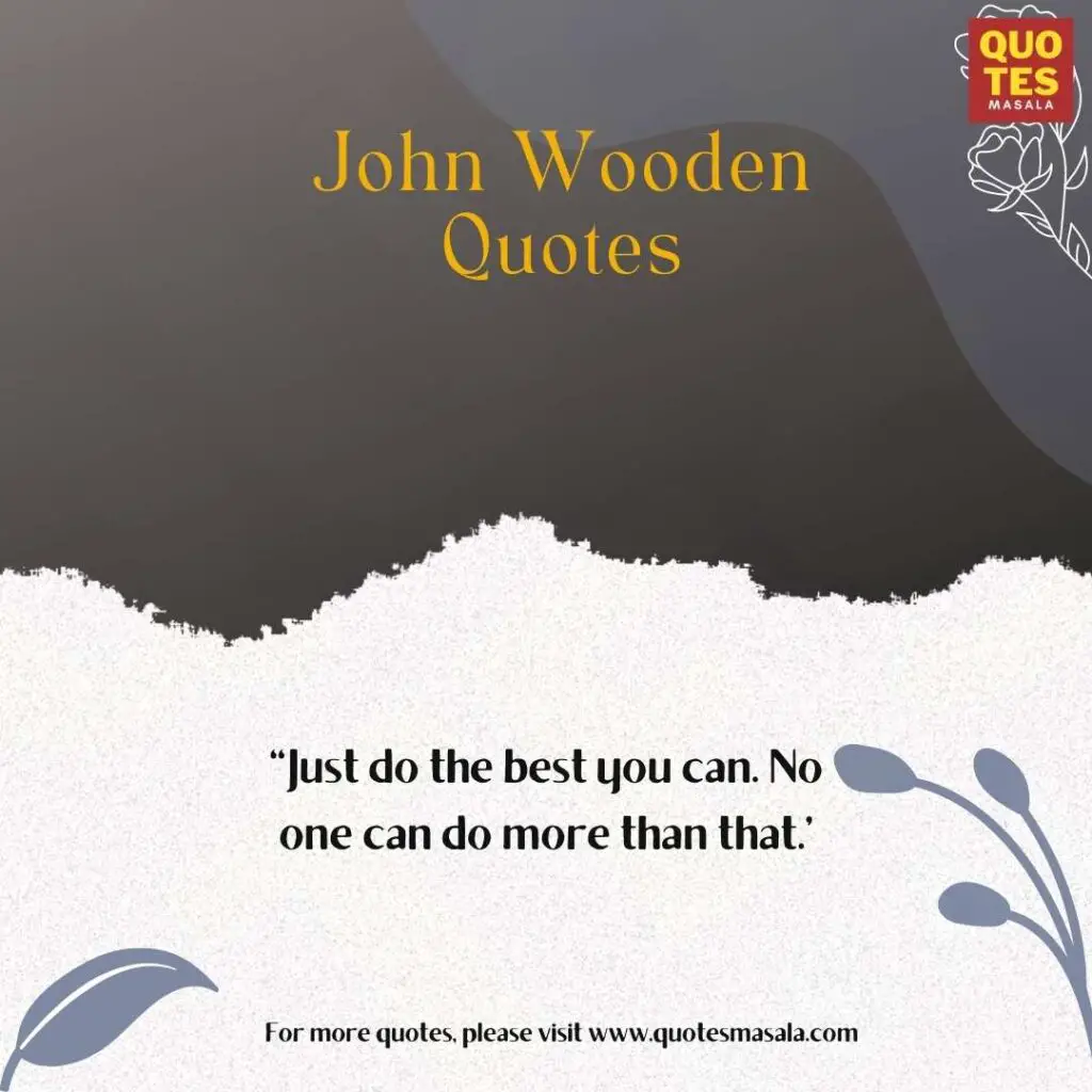 John Wooden Quotes Images