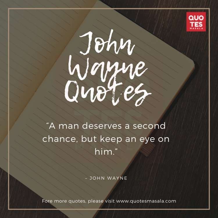 John Wayne Quotes Images