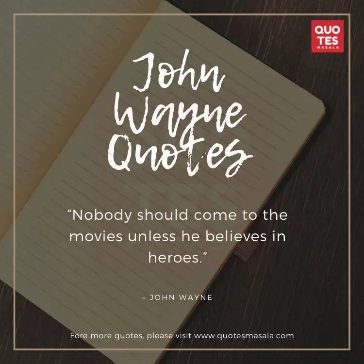 John Wayne Quotes Images