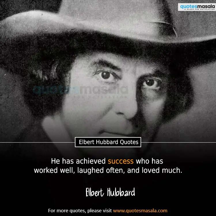 Elbert Hubbard Quotes Images