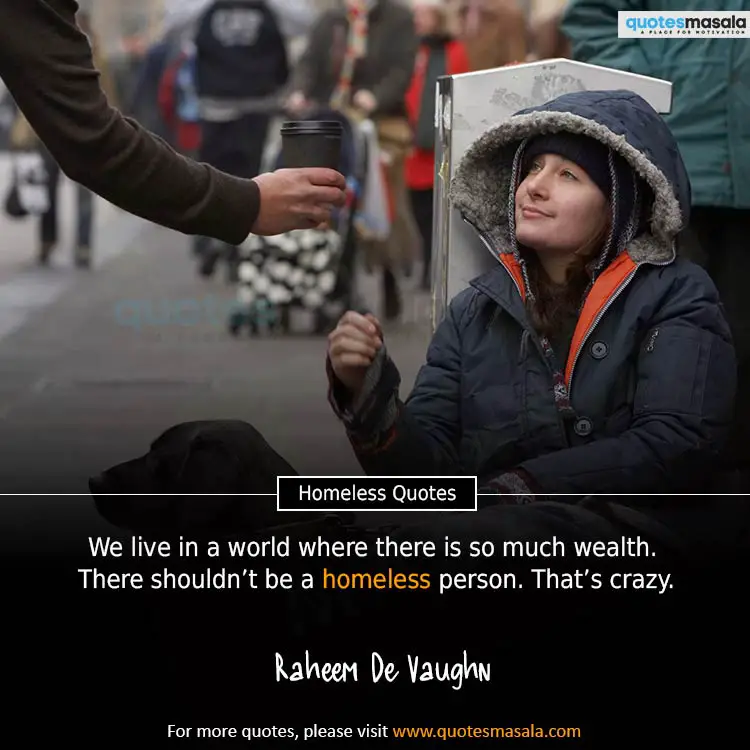 Homeless Quotes Images