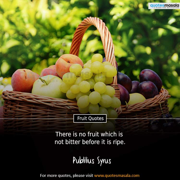 Fruit Quotes Images