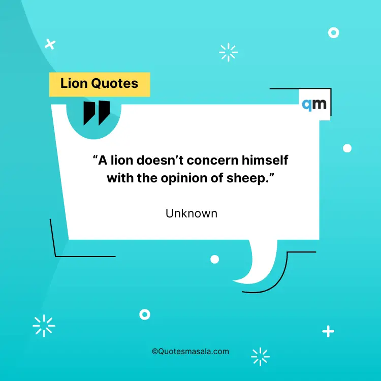 Lion Quotes Images
