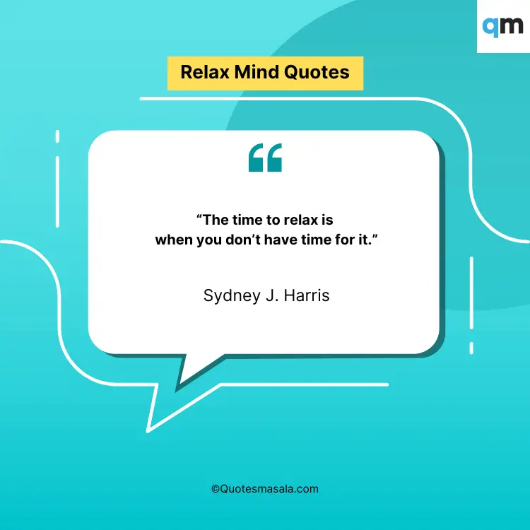Relax Mind Quote Images