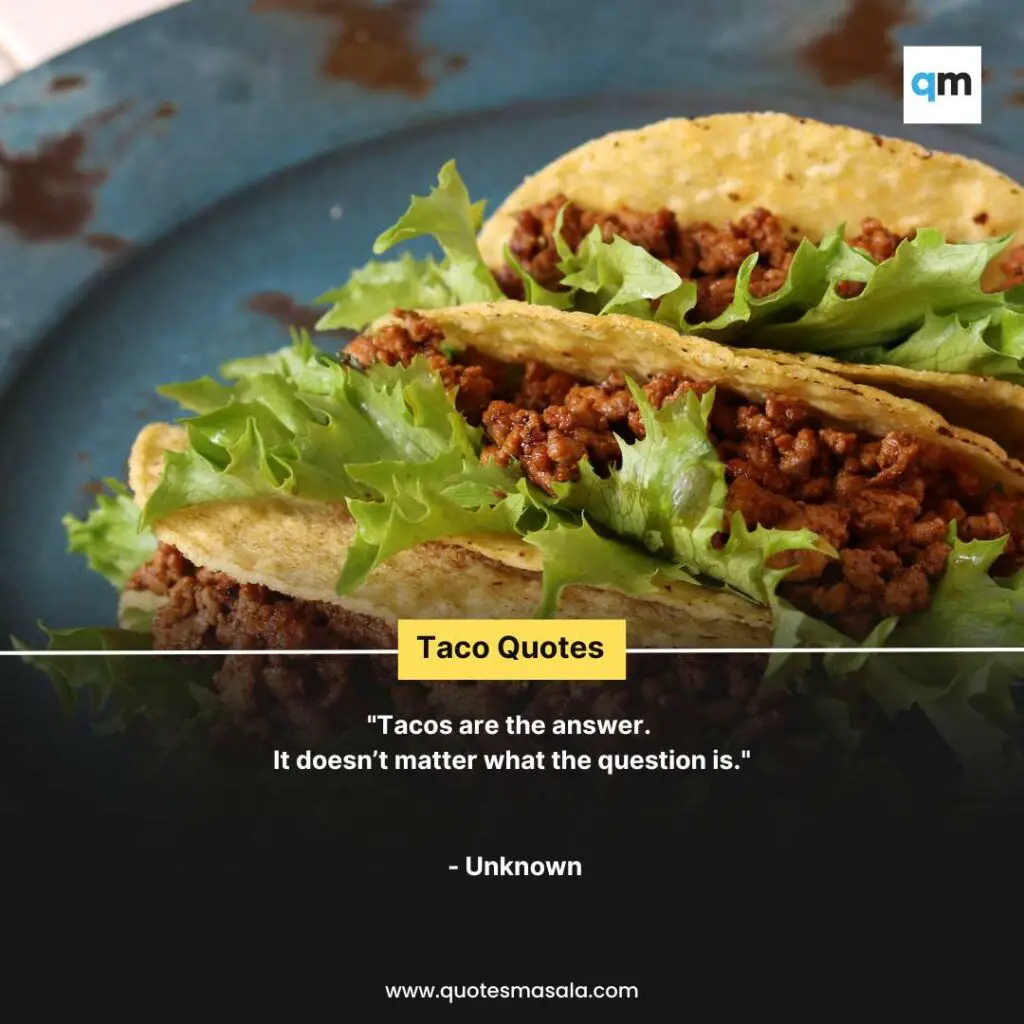 Taco Quotes Images