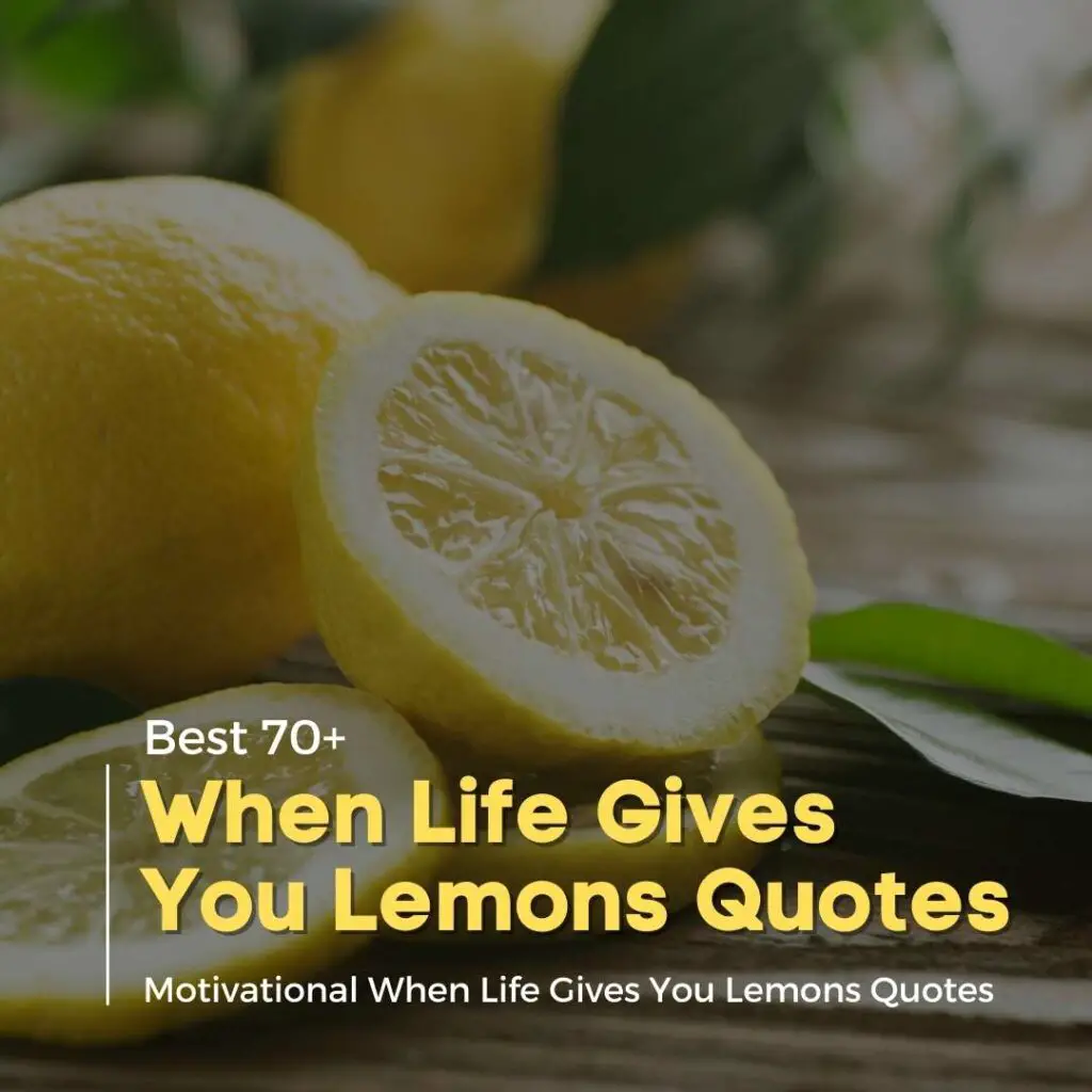 When Life Gives You Lemons Quotes