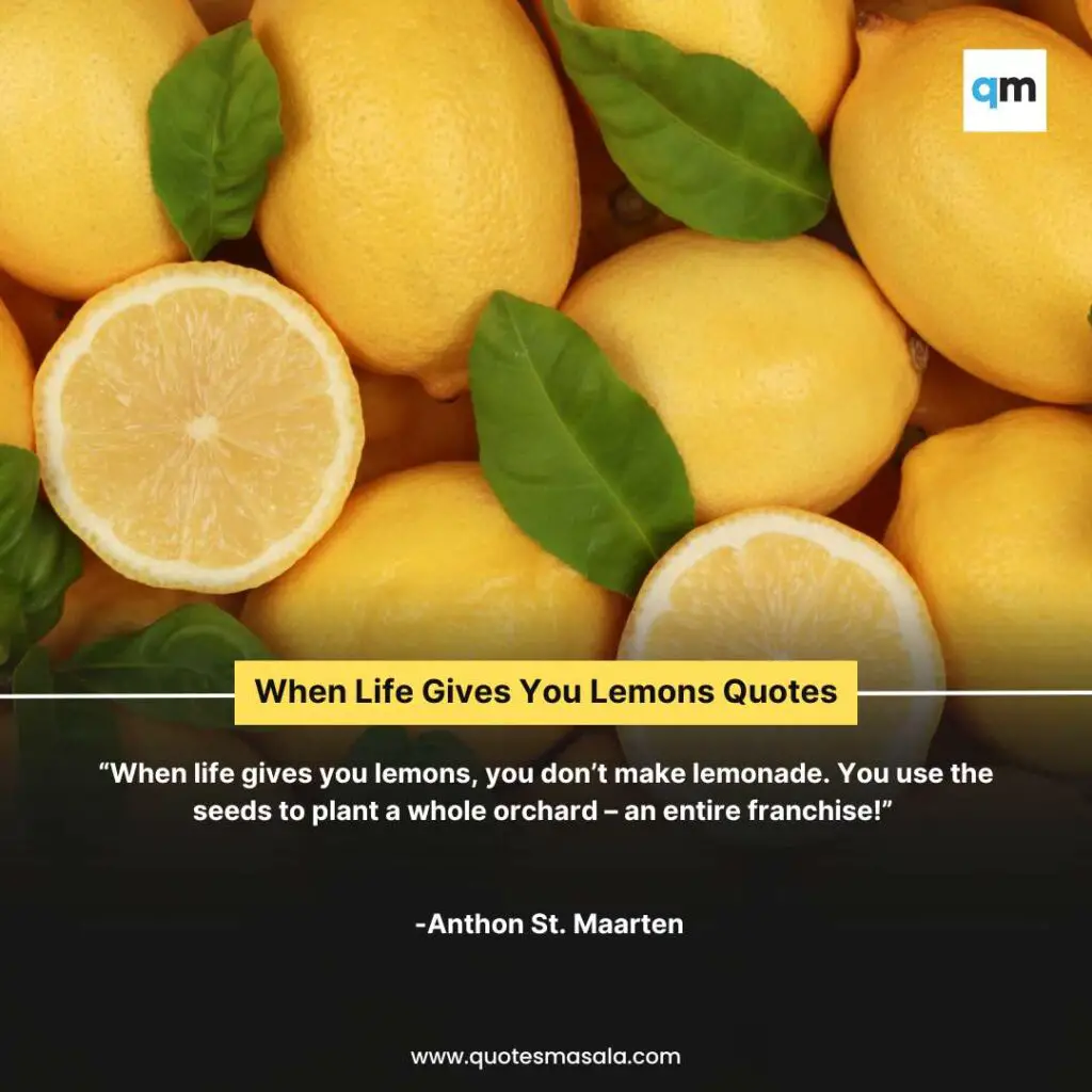 When Life Gives You Lemons Quotes Images
