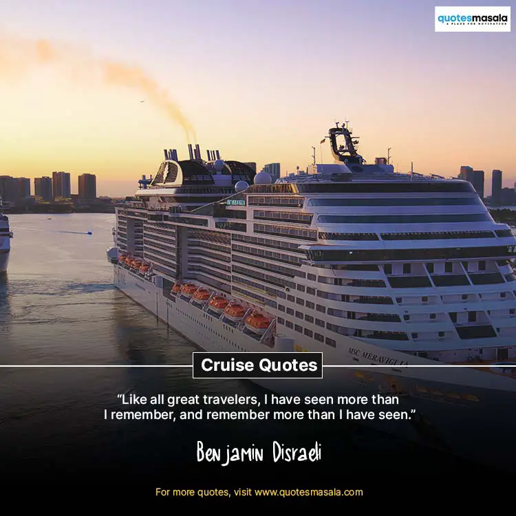 Cruise Quotes Images