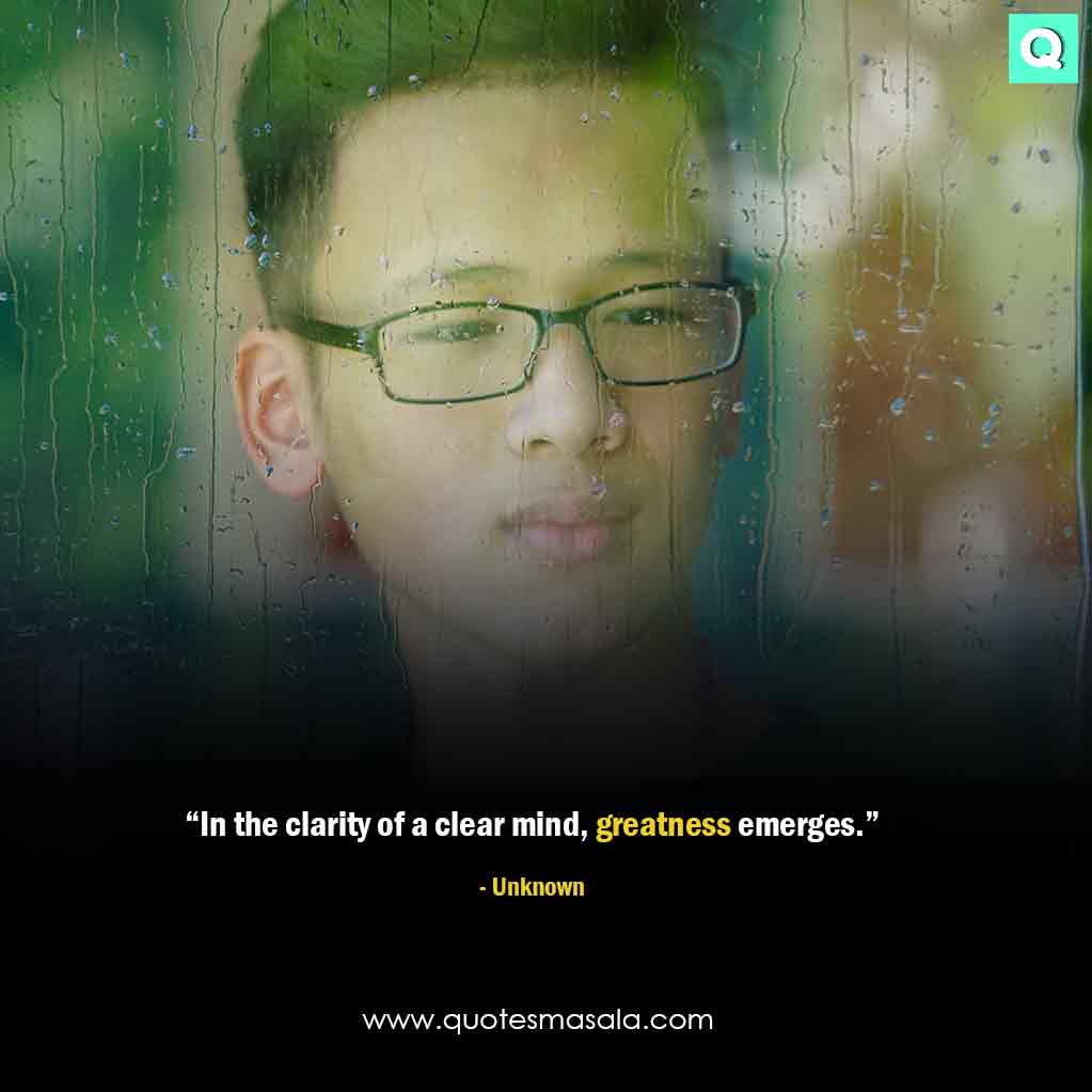 Clear The Mind Quotes